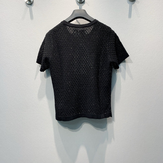 DIOR 26S SHORT-SLEEVE KNIT TOP 1431