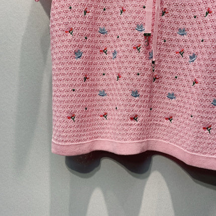 DIOR 26S SHORT-SLEEVE KNIT TOP 1430