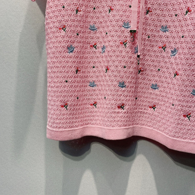 DIOR 26S SHORT-SLEEVE KNIT TOP 1430