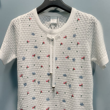 DIOR 26S SHORT-SLEEVE KNIT TOP 1429