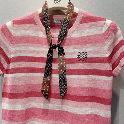 LOEWE 26S SHORT-SLEEVE KNITTED TOP 595