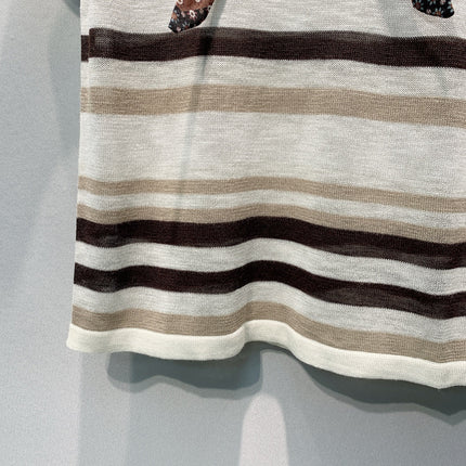 LOEWE 26S SHORT-SLEEVE KNITTED TOP 594