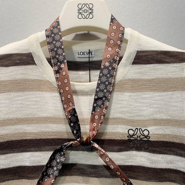 LOEWE 26S SHORT-SLEEVE KNITTED TOP 594