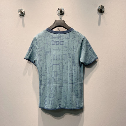 HERMES 26S SHORT-SLEEVE KNIT TOP 642