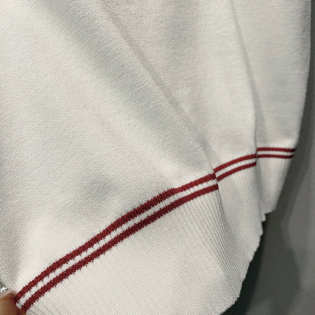 PRADA 26S SHORT-SLEEVE CREW-NECK KNIT TOP 1173