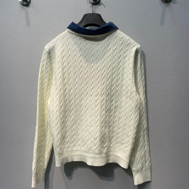 MIUMIU 26S LONG-SLEEVE KNIT SWEATER 1383