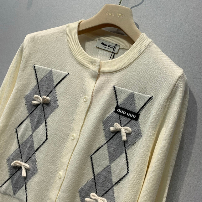 MIUMIU 26S KNIT CARDIGAN 1279