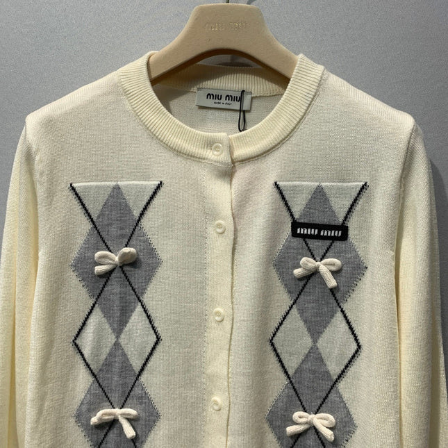 MIUMIU 26S KNIT CARDIGAN 1279