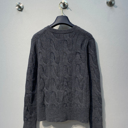RALPH LAUREN 26S CREW-NECK CABLE-KNIT CARDIGAN 645