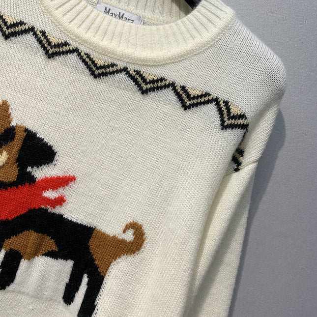 MAXMARA 26S CREW NECK KNIT SWEATER 300