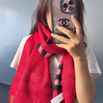 BURBERRY 25S SCARF 168 CM IN CASHMERE 938076