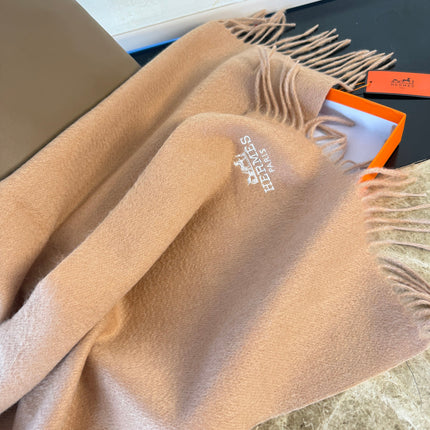HERMES 25S SCARF 180 IN CASHMERE 987740