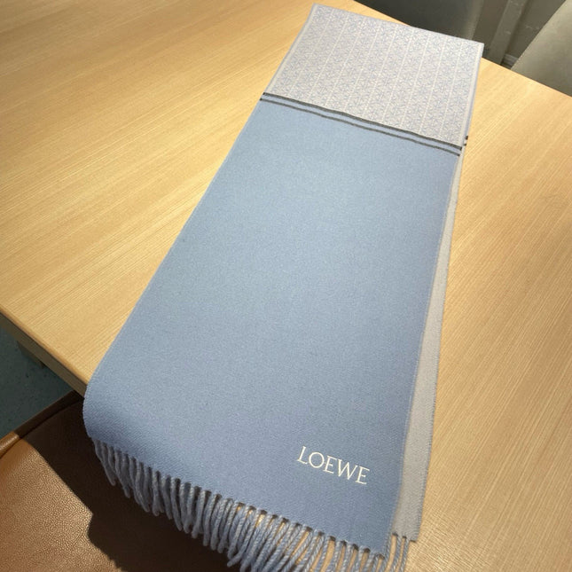 LOEWE 26S SCARF 182 IN CASHMERE WOOL 143410