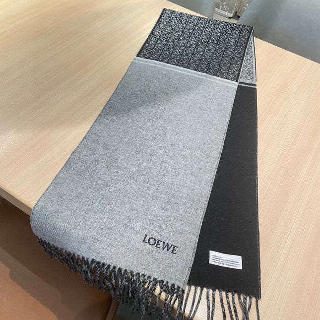LOEWE 26S SCARF 182 IN CASHMERE WOOL 143411