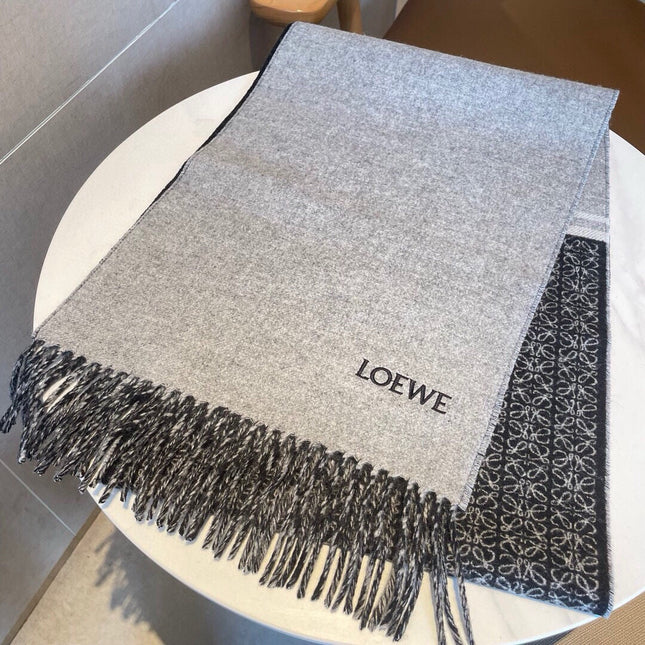 LOEWE 26S SCARF 182 IN CASHMERE WOOL 143411