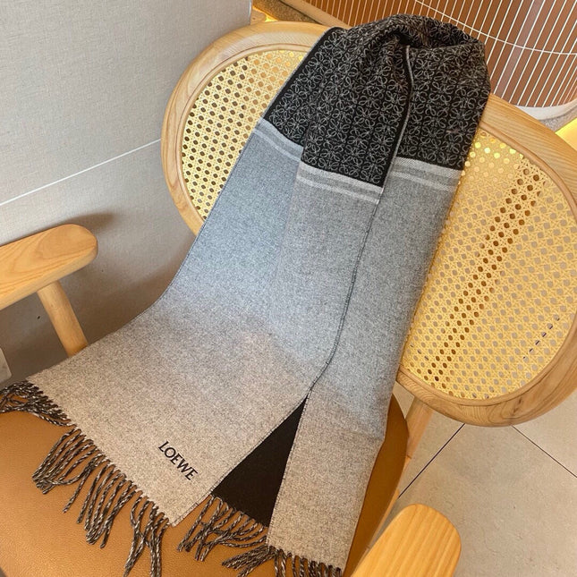 LOEWE 26S SCARF 182 IN CASHMERE WOOL 143411