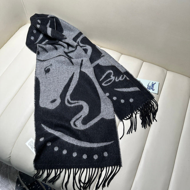 BURBERRY 26S SCARF 168CM IN CASHMERE 145851