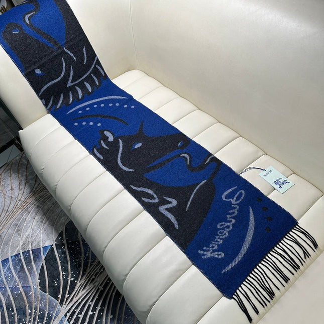 BURBERRY 26S SCARF 168CM IN CASHMERE 145852