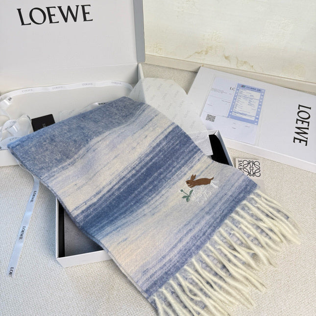 LOEWE 26S SCARF 180 IN MOHAIR WOOL 147429