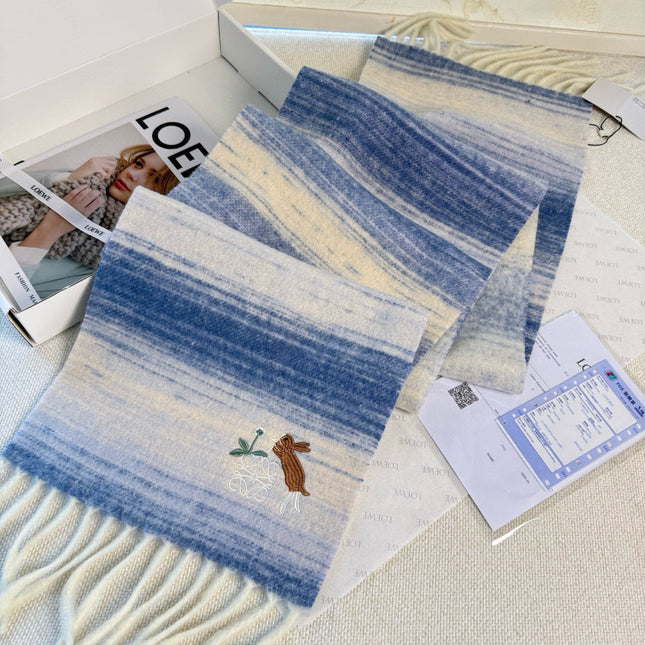 LOEWE 26S SCARF 180 IN MOHAIR WOOL 147429