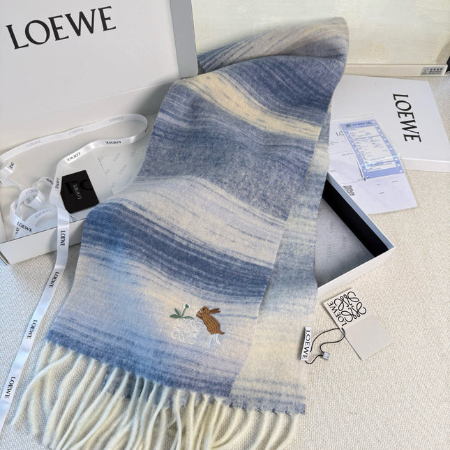 LOEWE 26S SCARF 180 IN MOHAIR WOOL 147429