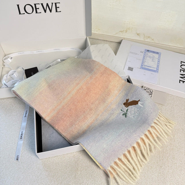 LOEWE 26S SCARF 180 IN MOHAIR WOOL 147430