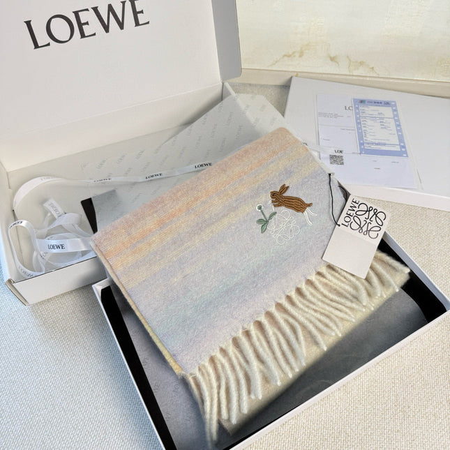 LOEWE 26S SCARF 180 IN MOHAIR WOOL 147430