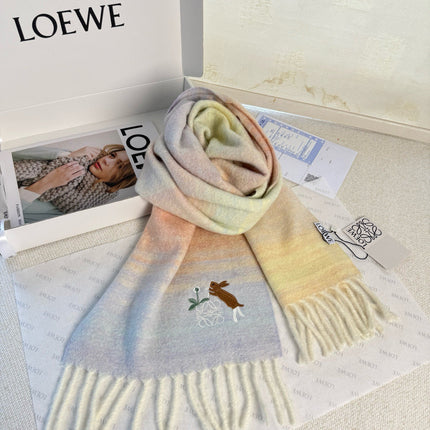 LOEWE 26S SCARF 180 IN MOHAIR WOOL 147430