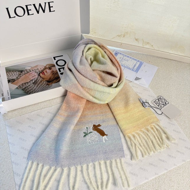 LOEWE 26S SCARF 180 IN MOHAIR WOOL 147430