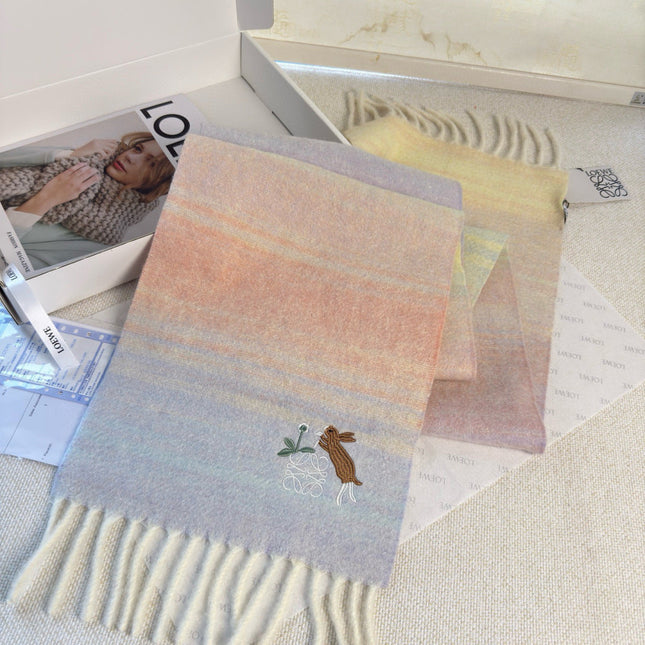 LOEWE 26S SCARF 180 IN MOHAIR WOOL 147430