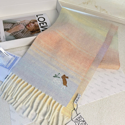 LOEWE 26S SCARF 180 IN MOHAIR WOOL 147430