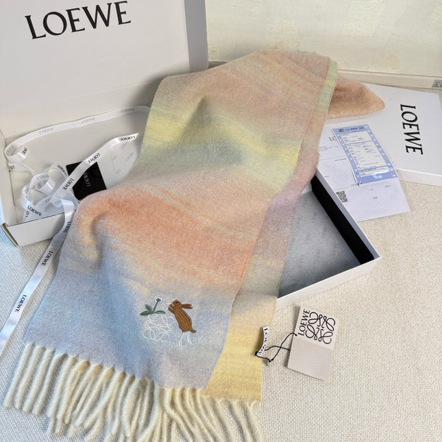 LOEWE 26S SCARF 180 IN MOHAIR WOOL 147430