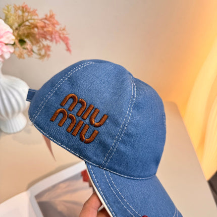 MIUMIU 26S BASEBALL CAP 343799