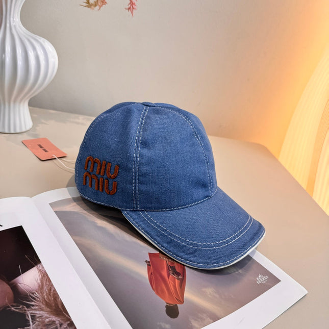 MIUMIU 26S BASEBALL CAP 343799