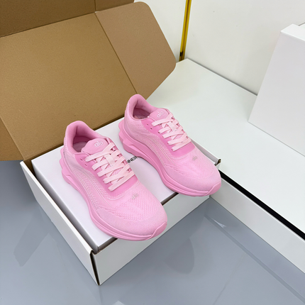 ALO 25S SNEAKER IN PINK MESH FABRIC
