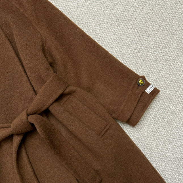 MAX MARA 25S TURTLENECK CASHMERE COAT 132