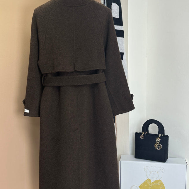 MAX MARA 25S TURTLENECK CASHMERE COAT 130