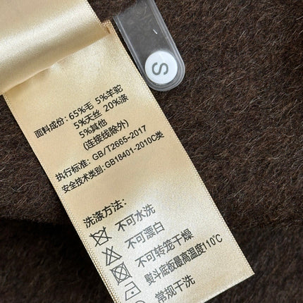 MAX MARA 25S TURTLENECK CASHMERE COAT 130