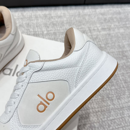 ALO 25S SNEAKER IN WHITE LAMBSKIN