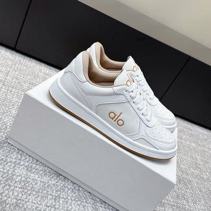 ALO 25S SNEAKER IN WHITE LAMBSKIN