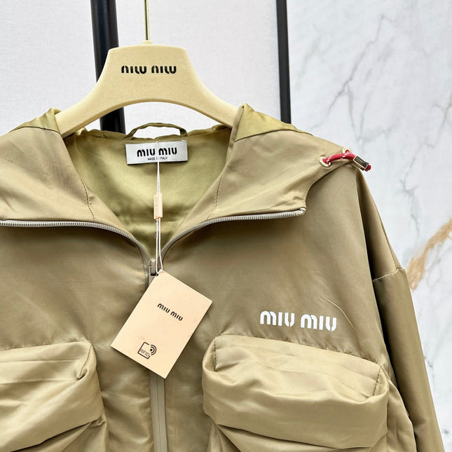 MIUMIU 26S HOODED JACKET 960