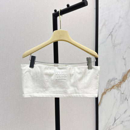 MIUMIU 26S DENIM TUBE TOP 970