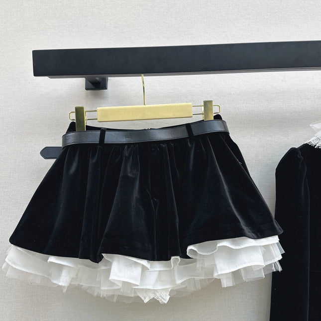 MIUMIU JACKET AND SKIRT SET STYLE 616