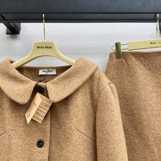 MIUMIU 26S WOOL TWO PIECE SET 959