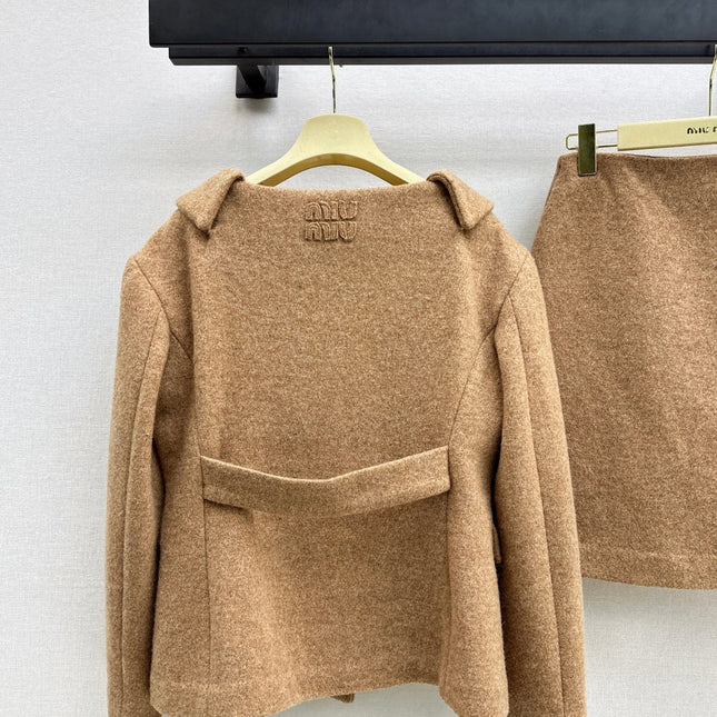 MIUMIU 26S WOOL TWO PIECE SET 959