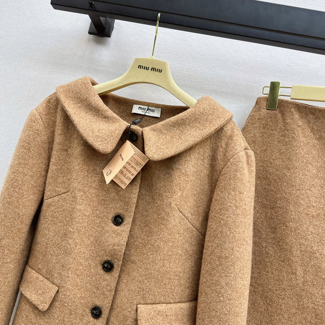 MIUMIU 26S WOOL TWO PIECE SET 959