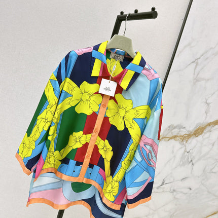 HERMES 25S SILK SHIRT 330