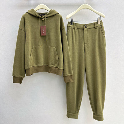 LORO PIANA 26S SWEATSHIRT & TAPERED PANTS SET 715