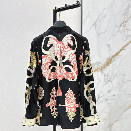 HERMES 25S SILK SHIRT 379