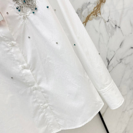 VALENTINO 26S EMBELLISHED SHIRT STYLE 58